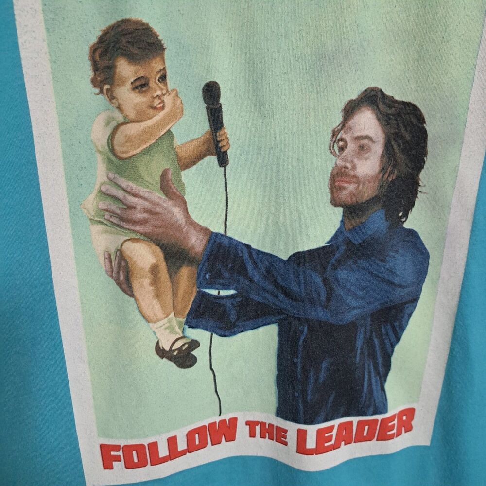 Chris Delia Follow The Leader Tour Tshirt Next Level Apparel Blue Unisex M - Picture 2 of 7